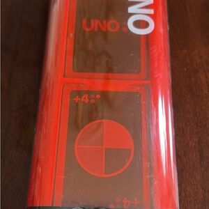 Mattel UNO MOD Retro Style Card Game - Vibrant Red